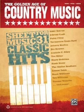 portada the golden age of country music: piano/vocal/guitar (en Inglés)
