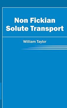 portada Non Fickian Solute Transport (en Inglés)