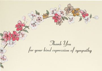 portada Sympathy Floral Thank You Notes (Stationery, Note Cards, Boxed Cards) (in English)