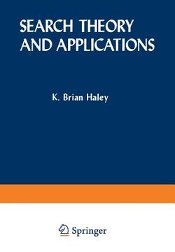 portada Search Theory and Applications (en Inglés)