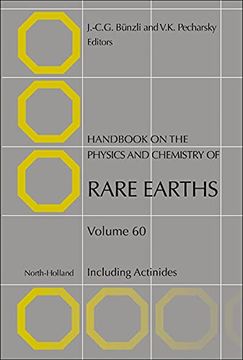 portada Handbook on the Physics and Chemistry of Rare Earths: Including Actinides: Volume 60 (Handbook on the Physics & Chemistry of Rare Earths, Volume 60) (en Inglés)