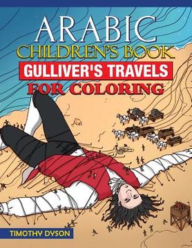 portada Arabic Children's Book: Gulliver's Travels for Coloring (en Inglés)