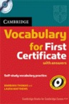 portada cambridge vocabulary for first certificate with answers,self-study vocabulary practice