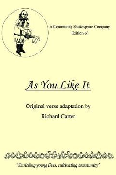 portada a community shakespeare company edition of as you like it (in English)