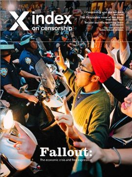 portada Fallout: Free Speech and the Economic Crisis (Index on Censorship) 