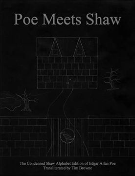 portada Poe Meets Shaw: The Condensed Shaw Alphabet Edition of Edgar Allan poe (en Inglés)
