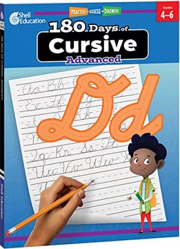 portada 180 Days of Cursive: Advanced (180 Days of Practice) (in English)