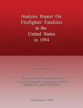 portada Analysis Report on Firefighter Fatalities in the United States in 1994