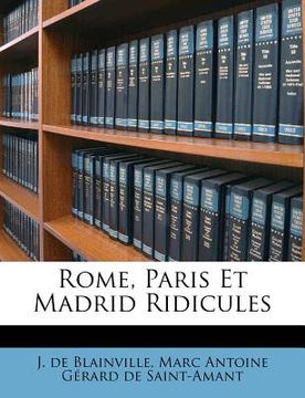 portada rome, paris et madrid ridicules (en Inglés)