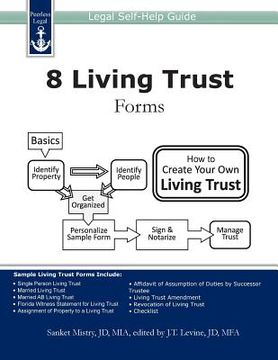 portada 8 Living Trust Forms: Legal Self-Help Guide (in English)