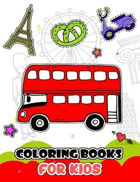 portada Coloring Books for Kids: My First Travel Europe (en Inglés)