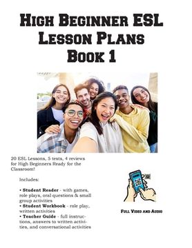 portada High Beginner ESL Lesson Plans Book 1 (en Inglés)
