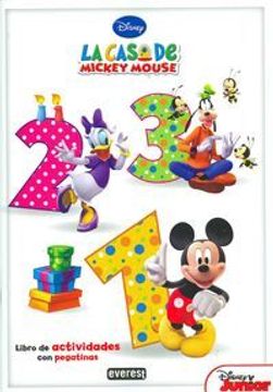 portada La Casa De Mickey Mouse. 123 (Libros de colorear y actividades Disney)