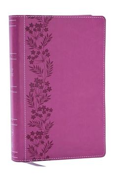 portada Nkjv Personal Size Large Print Bible With 43,000 Cross References, Pink Leathersoft, red Letter, Comfort Print (Thumb Indexed) (en Inglés)