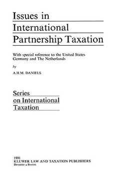 portada issues in international partnership taxation (en Inglés)