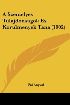 portada A Szemelyes Tulajdonsagok Es Korulmenyek Tana (1902) (en Hebreo)