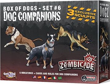 portada Cmon Zombicide: Companion Dogs Board Game (6 Set) (en Inglés)