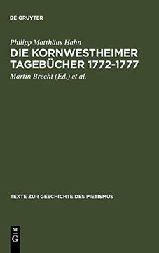 portada Die Kornwestheimer Tagebücher 1772-1777 (en Alemán)