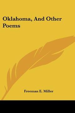 portada oklahoma, and other poems (en Inglés)