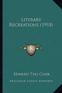portada literary recreations (1918) (in English)