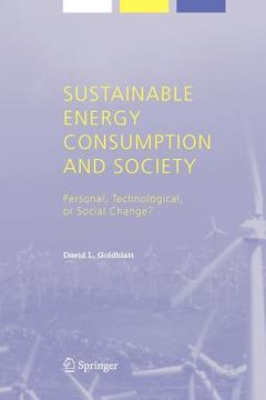 portada sustainable energy consumption and society: personal, technological, or social change? (in English)