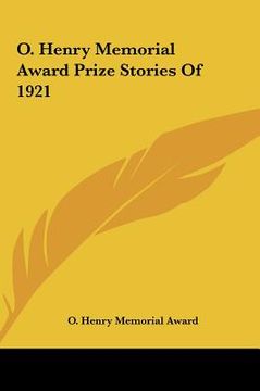 portada o. henry memorial award prize stories of 1921