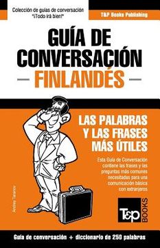 portada Guía de Conversación Español-Finlandés y mini diccionario de 250 palabras