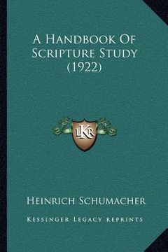 portada a handbook of scripture study (1922) (en Inglés)