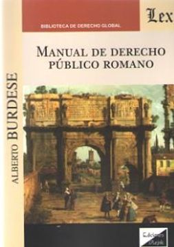 portada Manual de Derecho Publico Romano (in Spanish)