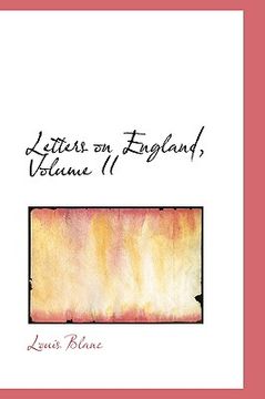 portada letters on england, volume ii (en Inglés)