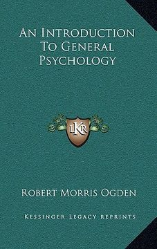 portada an introduction to general psychology (en Inglés)