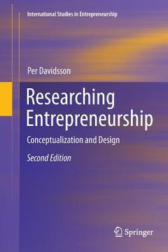 portada Researching Entrepreneurship: Conceptualization and Design (en Inglés)
