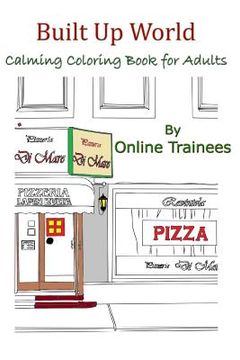 portada Built Up World: Calming Coloring Book for Adults (en Inglés)