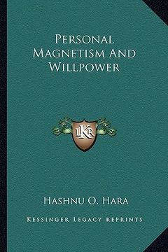 portada personal magnetism and willpower