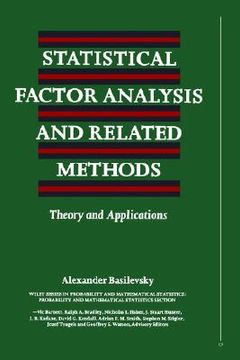 portada statistical factor analysis and related methods: theory and applications