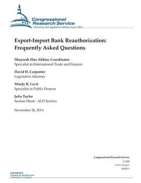 portada Export-Import Bank Reauthorization: Frequently Asked Questions