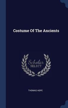 portada Costume Of The Ancients