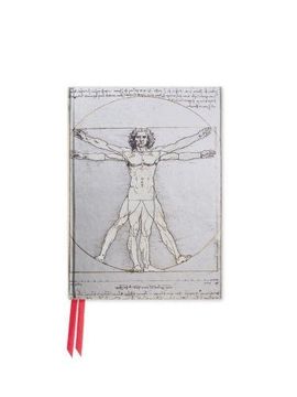 portada Da Vinci: Vitruvian Man (Foiled Pocket Journal) (Flame Tree Pocket Books)
