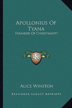 portada apollonius of tyana: founder of christianity (en Inglés)