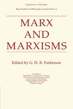 portada Marx and Marxisms (Royal Institute of Philosophy Supplements) (en Inglés)