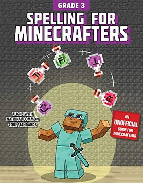 portada Spelling for Minecrafters: Grade 3 (en Inglés)