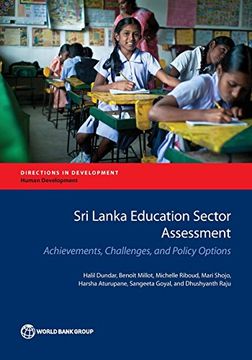 portada Sri Lanka Education Sector Assessment: Achievements, Challenges, and Policy Options (Directions in Development) (in English)