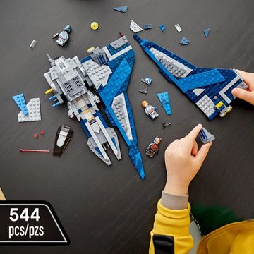 LEGO Star Wars Mandalorian Starfighter 75316 Building Toy for Kids (544 Pieces)