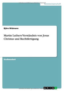 portada Martin Luthers Verständnis von Jesus Christus und Rechtfertigung (German Edition)