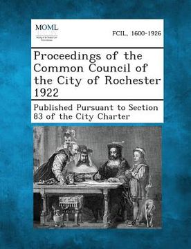 portada Proceedings of the Common Council of the City of Rochester 1922 (en Inglés)