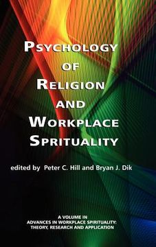 portada psychology of religion and workplace spirituality (hc) (in English)