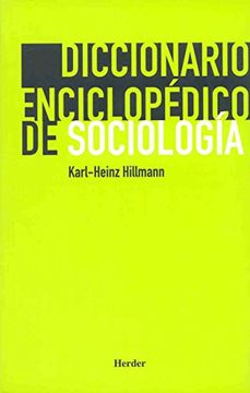 portada Diccionario Enciclopedico de Sociologia (in Spanish)