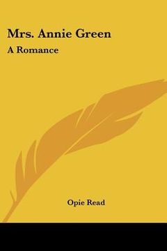 portada mrs. annie green: a romance (en Inglés)