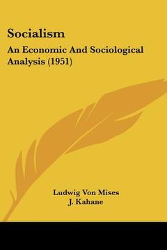 portada socialism: an economic and sociological analysis (1951) (in English)