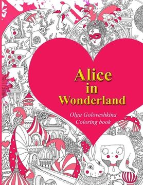 portada Alice in Wonderland Coloring Book (in English)